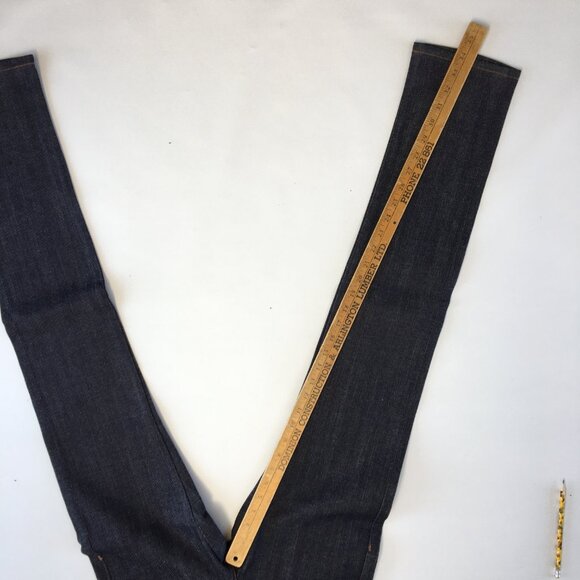 Naked & Famous Supper Skinny Guy Button Fly Selvedge Jeans 28 - Picture 12 of 12